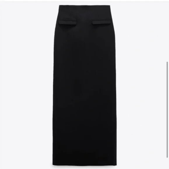 ZARA WOOL BLEND LONG SKIRT LIMITED EDITION - Picture 3 of 4
